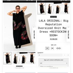 Dressed in Lala snake dress